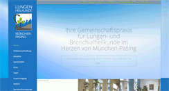 Desktop Screenshot of lungenarzt-pasing.de